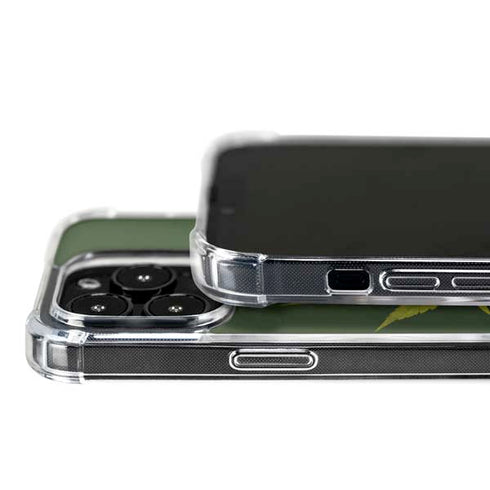 Marijuana Leaf Light Green iPhone 16 Pro MagSafe Case
